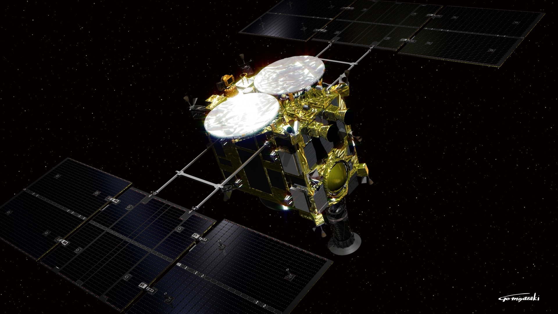 Hayabusa2 ha aterrizado en el asteroide Ryugu