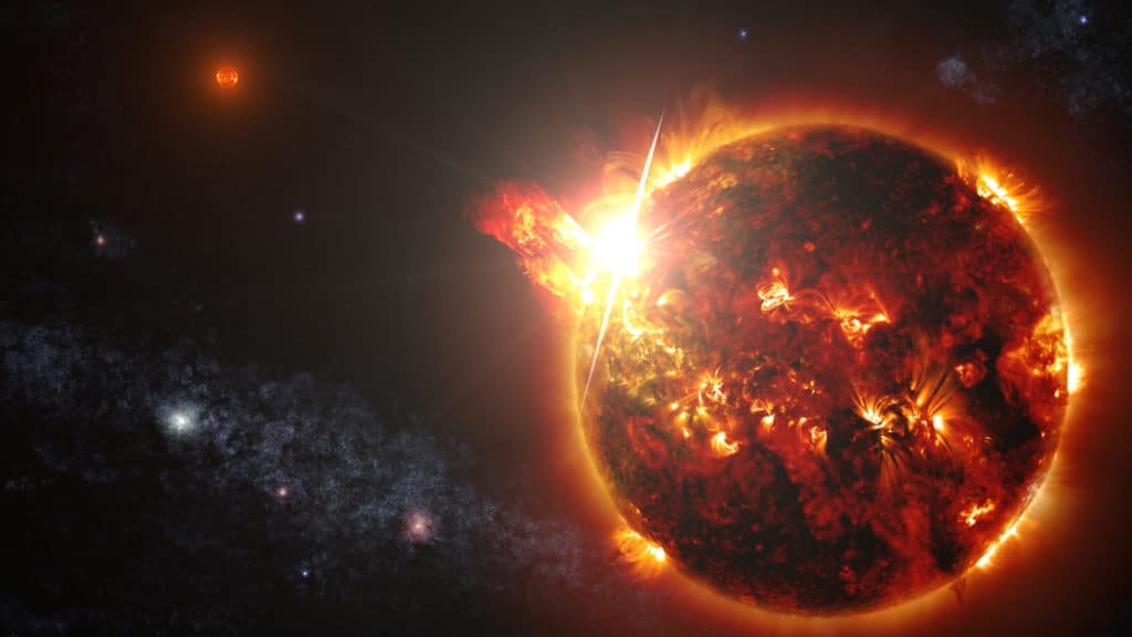 Descubren un sistema binario doble inestable (y posible supernova)