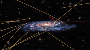 GAIA detecta estrellas viajando hacia la Vía Láctea