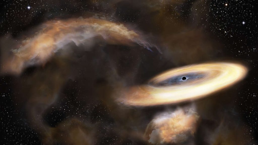 Descubren un posible agujero negro de masa intermedia