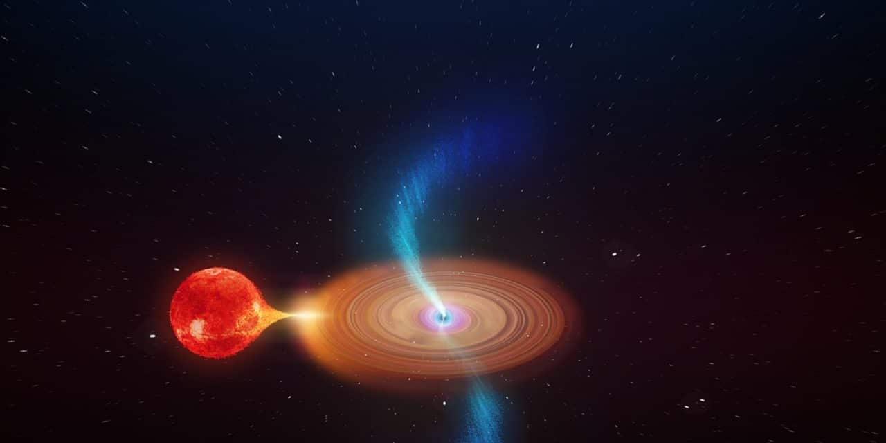 V404 Cygni: un agujero negro que deforma el espacio