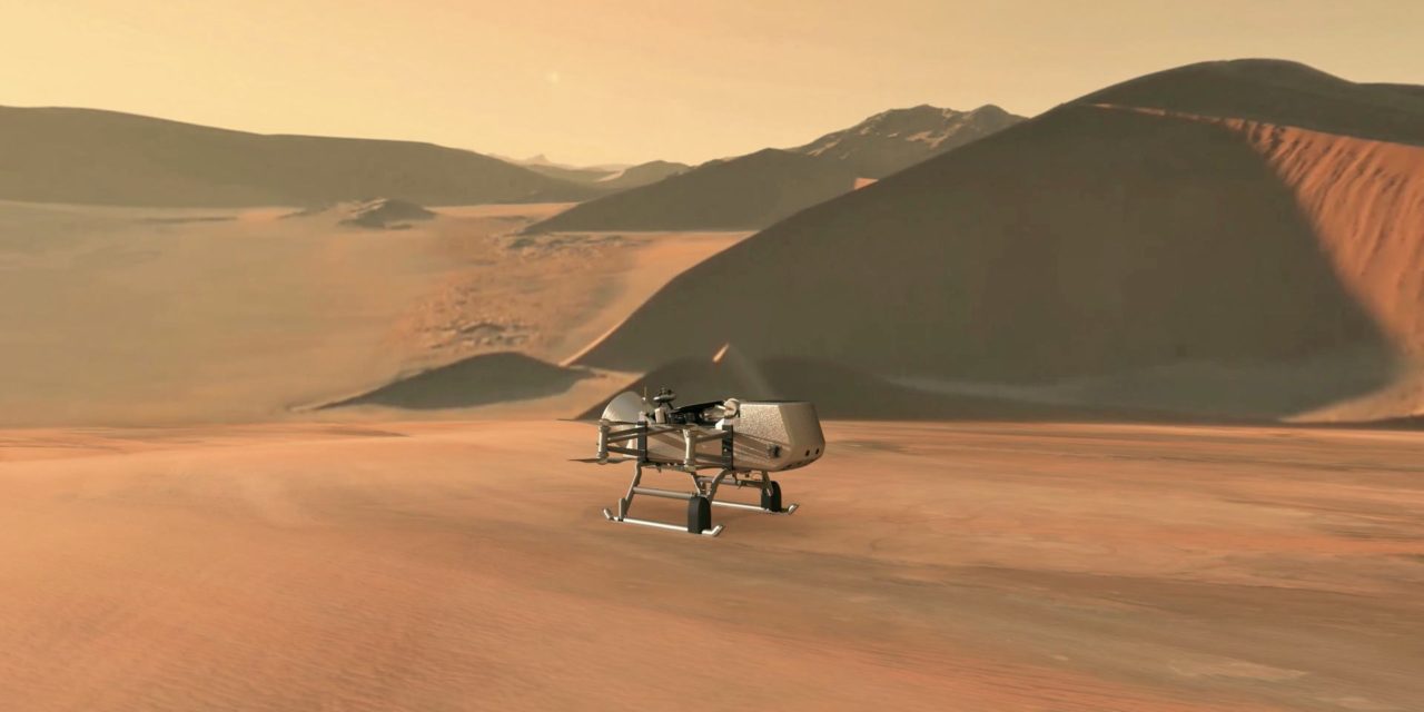 Dragonfly, un robot volador que explorará Titán