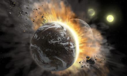 Detectan una colisión entre exoplanetas