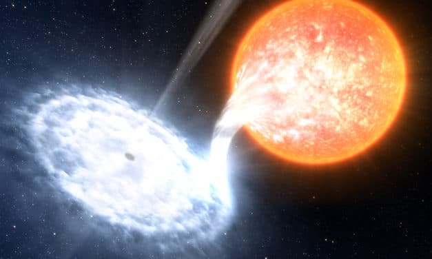 Una estrella similar al Sol alrededor de un agujero negro