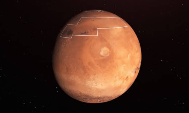 La NASA publica un mapa de hielo de Marte
