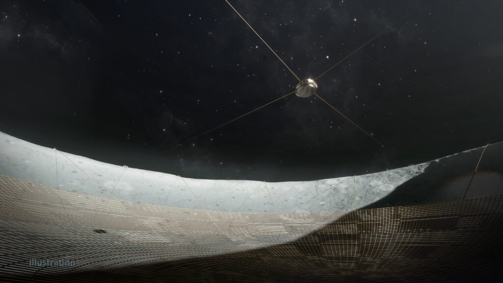 Lunar Crater Radio Telescope: un gran proyecto de NASA