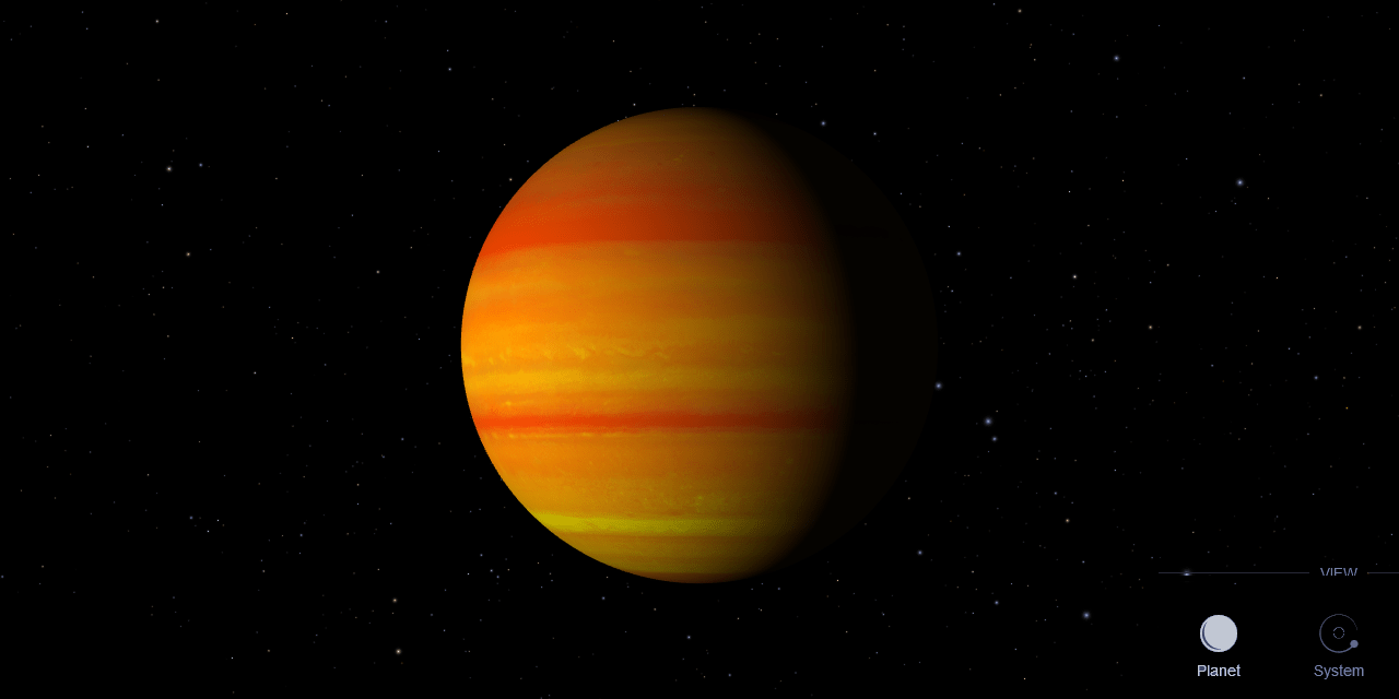 Detectan nubes en un exoplaneta y miden su altitud