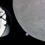 La cápsula Orión realiza el sobrevuelo de la Luna