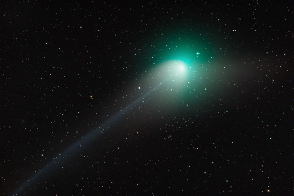 El cometa C/2022 E3 (ZTF) es uno de los grandes atractivos del calendario astronómico de febrero de 2023.
