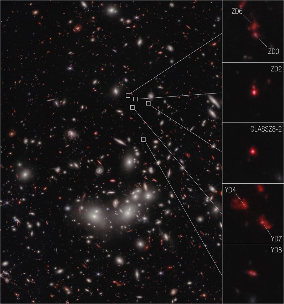 James Webb observa un protocúmulo de galaxias