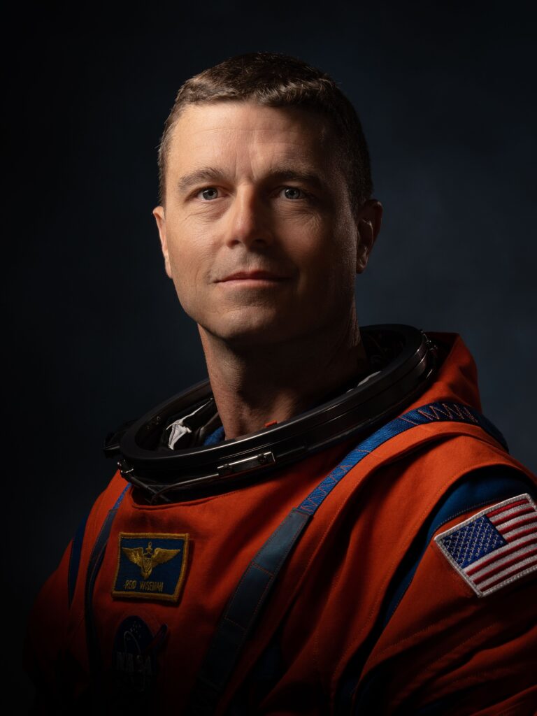 Reid Wiseman, astronauta de la NASA, comandante de la misión Artemisa 2. Crédito: NASA