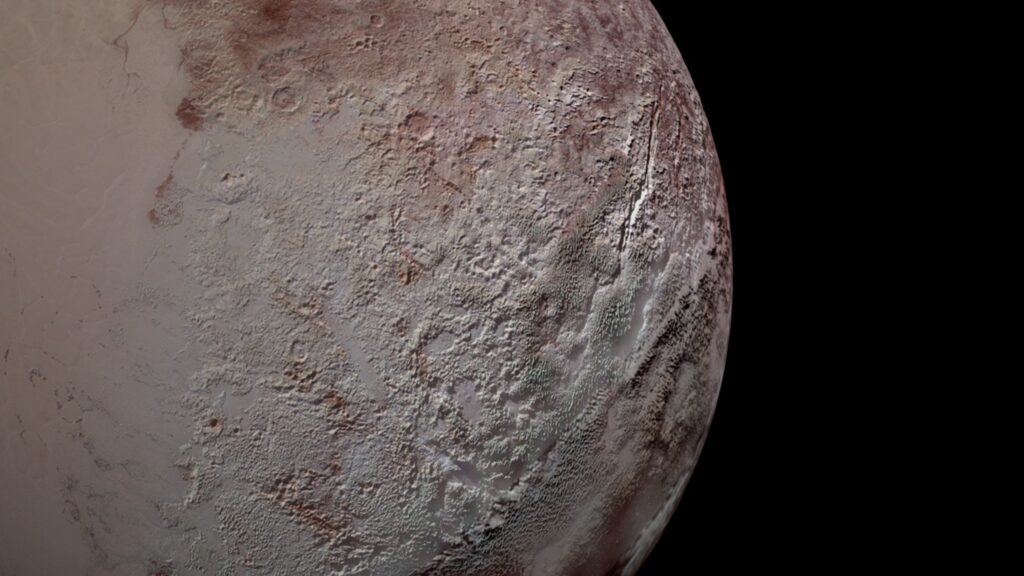 El sorprendente supervolcán de Plutón