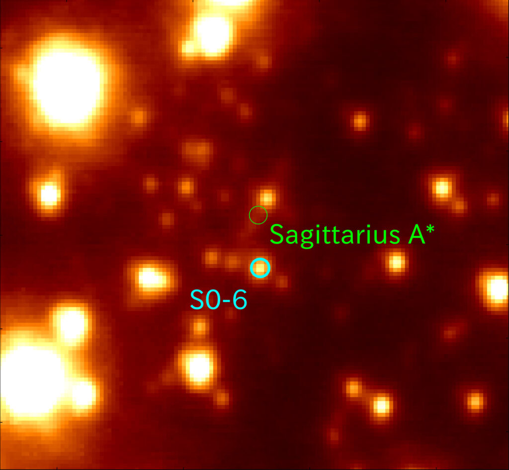 S0-6: Una estrella de otra galaxia en el centro de la Vía Láctea