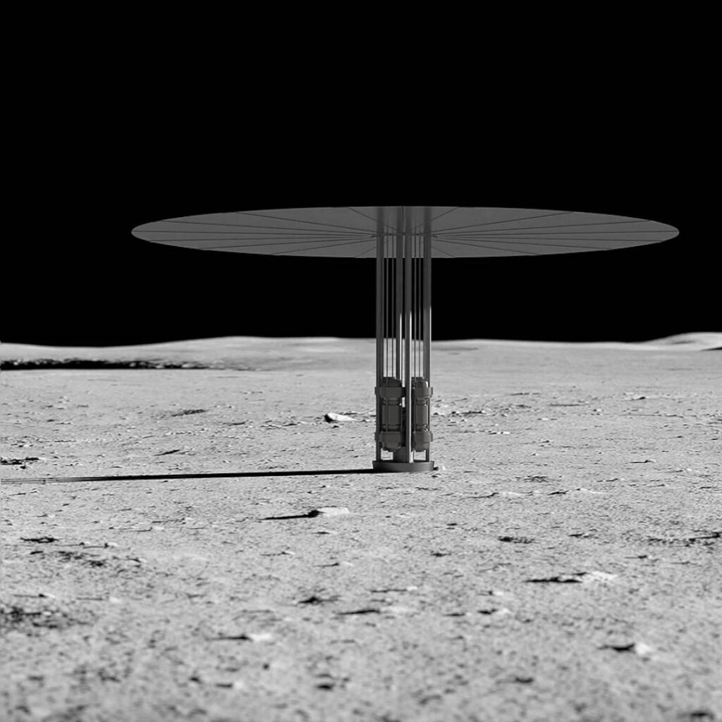 Un microrreactor lunar para alimentar las bases lunares